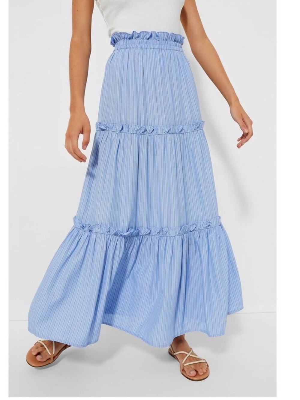 TUCKERNUCK Cornflower Blue Stripe Prado Skirt